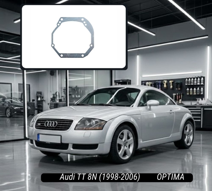 Переходные рамки Audi TT 8N (1998-2006) для замены линз на Hella 3R/5R