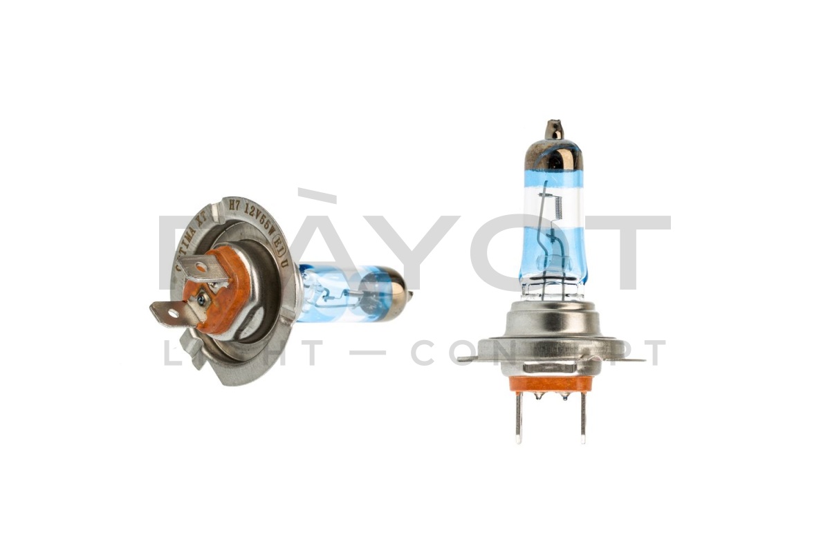 Галогенные лампы Optima Xtreme H7 +130% light 4200K, 12V, 55W