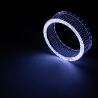 Ангельские глазки на линзу 2,5" белый+желтый