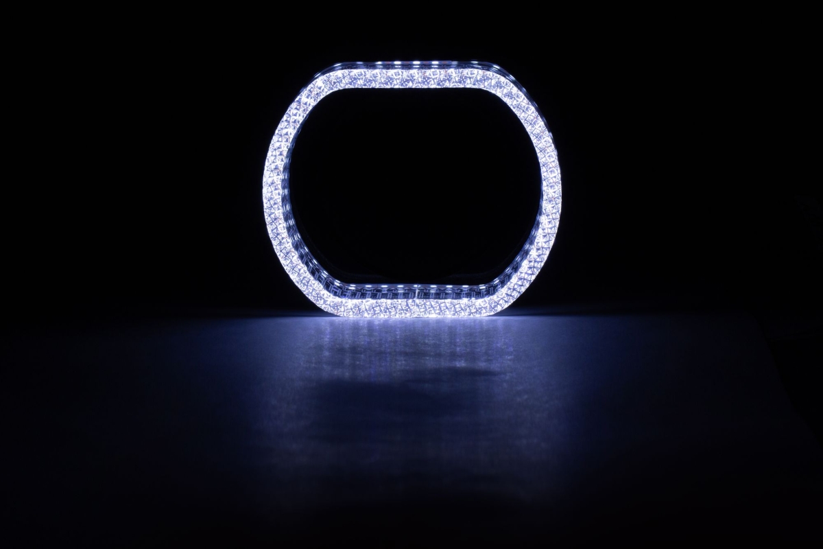 Ангельские глазки на линзу 3,0 Ангельские глазки на линзу 3,0" белый+жёлтый, форма овал