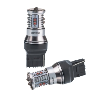 Светодиодная лампа Optima Premium W21W (7440) 1800K, 730Lm, 7.7W (Красный свет)