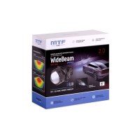Светодиодные модули ближнего/дальнего света MTF Light  WideBeam, линзованные, бескорпусные, 12В, 53/65Вт, 6000К, 3 дюйма, компл. 2шт.