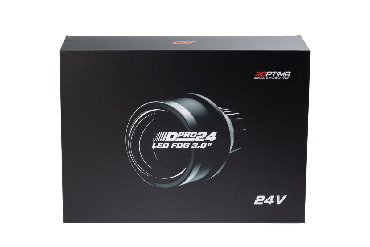 Светодиодная линза противотуманного света Optima LED FOG Lens D-PRO 3.0"
