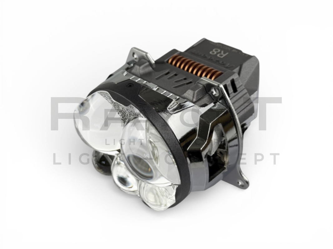 Светодиодные би-модули AOZOOM R8, 3.0", 12V, 5500K, 62/95w (комплект)