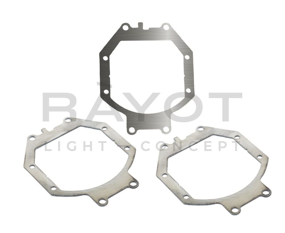 163. Комплект переходных рамок на DODGE Challenger III для установки Hella 3/3R (5R) / Magnum 3.0"