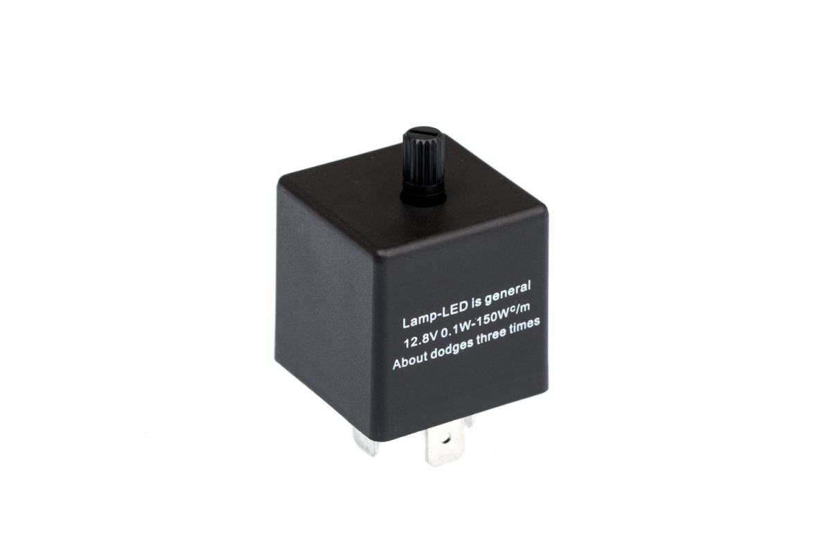 Реле поворотников Optima OP-RL-13 FLASH BREAKER PRO (Euro), 12V с регулировкой частоты