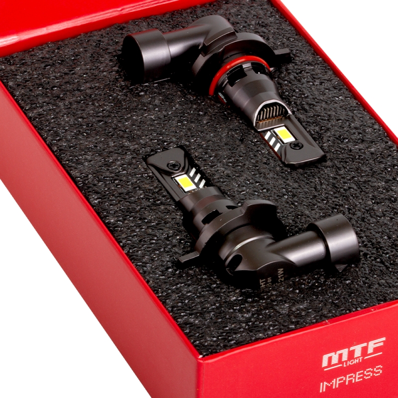 Светодиодные лампы MTF Light IMPRESS, HIR2 (9012), 6000K, 2100 лм, 21 Вт, штатный размер, комплект 2 шт. Светодиодные лампы MTF Light IMPRESS, HIR2 (9012), 6000K, 2100 лм, 21 Вт, штатный размер, комплект 2 шт.