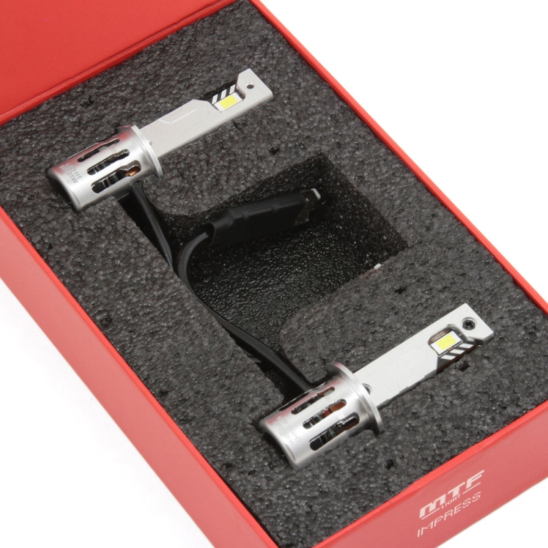 Светодиодные лампы MTF Light IMPRESS, H1, 6000K, 2100 лм, 21 Вт, штатный размер, комплект 2 шт. Светодиодные лампы MTF Light IMPRESS, H1, 6000K, 2100 лм, 21 Вт, штатный размер, комплект 2 шт.