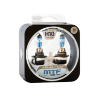 Галогенные лампы MTF Light ARGENTUM +80% — 12В, 55Вт, усиленная яркость, комплект H10