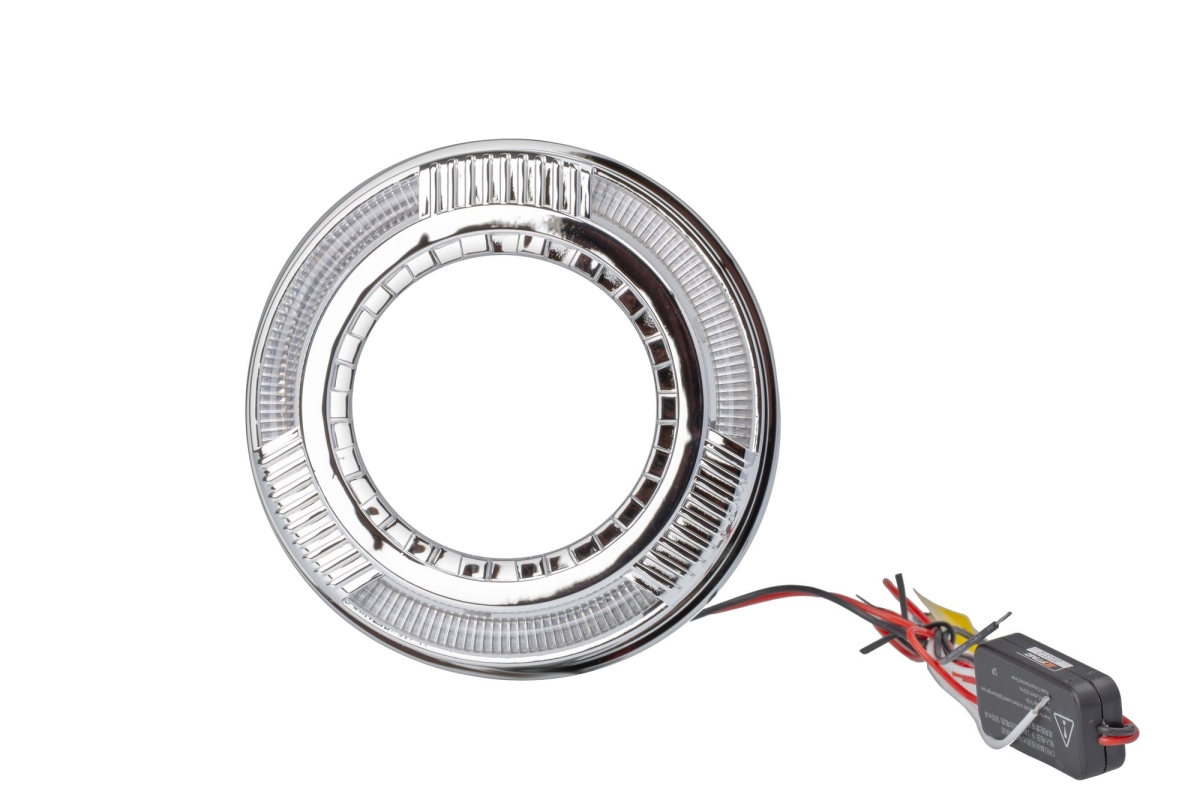 Бленда (маска) Optima GD146 CREE 3.0" для линзы с АГ CREE круглая (хром)