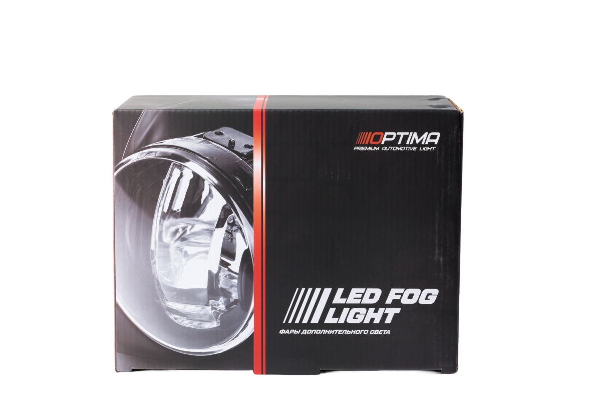 Светодиодная ПТФ Optima Fog Light 1398, 90мм, 9W, 5500K/3200K, 12V