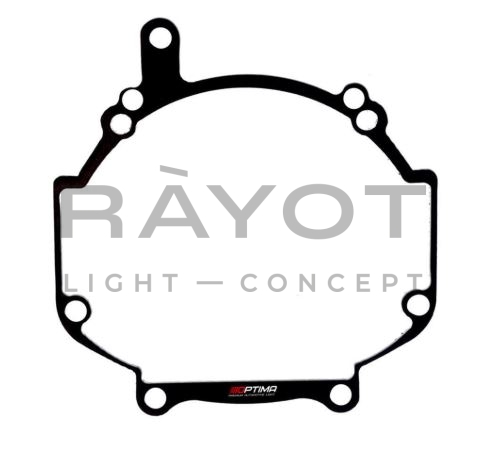 Переходные рамки для TOYOTA Avensis II (T250) (2007-2009) Рестайлинг (комплект 2шт)