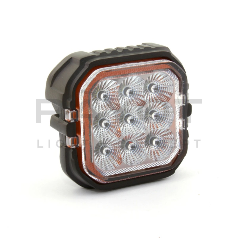 Светодиодный прожектор MTF LIGHT двухрежимный, серия POD LIGHT, 12-24В, 45Вт, 3300лм, 6000К, шт.