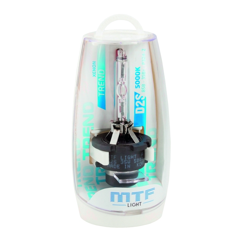 Ксеноновые лампы MTF Light D-серия &mdash; OEM-совместимость, 85В, 35Вт, 4300K / 5000K / 6000K, 1шт. 5000k x D2S
