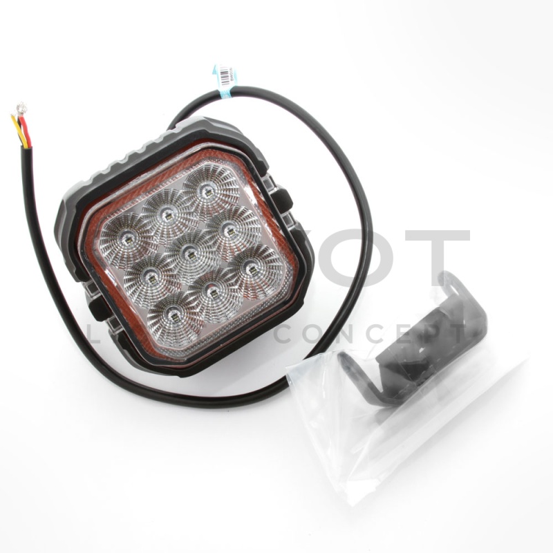 Светодиодный прожектор MTF LIGHT двухрежимный, серия POD LIGHT, 12-24В, 45Вт, 3300лм, 6000К, шт.