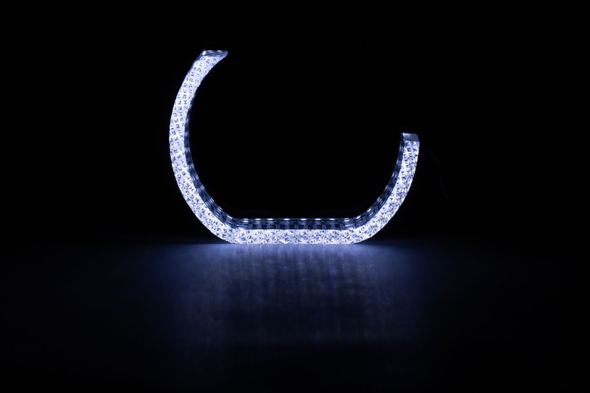 Ангельские глазки на линзу 3,0" белые, форма L