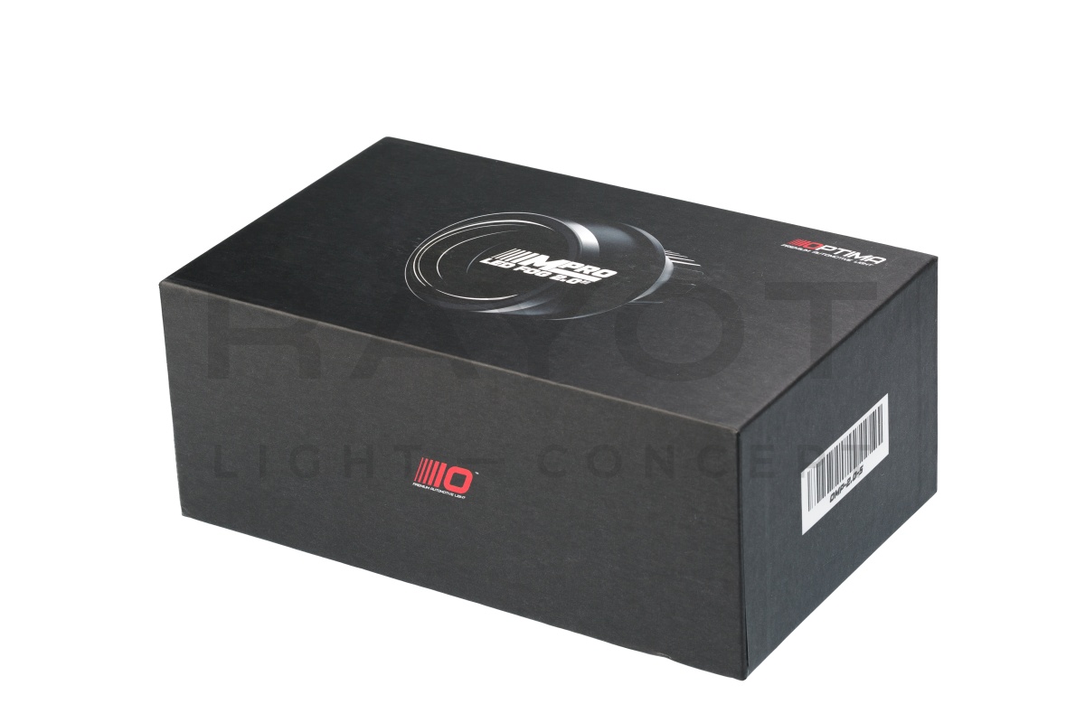 Светодиодные би-линзы Optima LED FOG Lens M-PRO 2,0", 5500K, Комплект 2 шт.