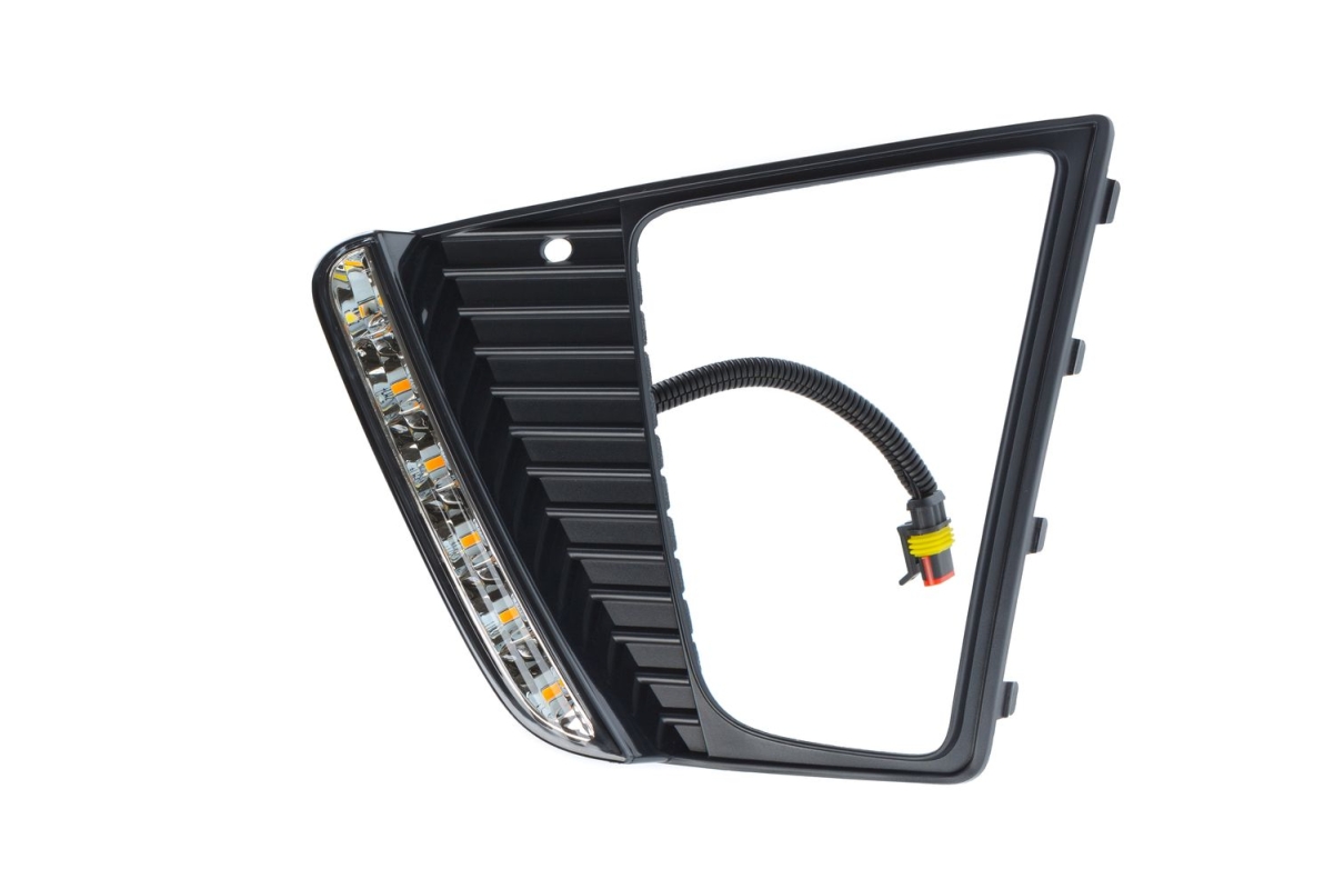 Светодиодная ПТФ Optima Fog Light 725 Hyundai Creta, с LED‑ДХО, 9W, 5500K, 12&ndash;24V (комплект 2 шт)