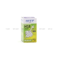 Галогенная лампа MTF Light автомобильная  LONG LIFE x4 H18