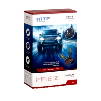 Светодиодные лампы MTF Light IMPRESS, H11/H8/H9/H16, 6000K, 2100 лм, 21 Вт, штатный размер, комплект 2 шт. Светодиодные лампы MTF Light IMPRESS, H11/H8/H9/H16, 6000K, 2100 лм, 21 Вт, штатный размер, комплект 2 шт.