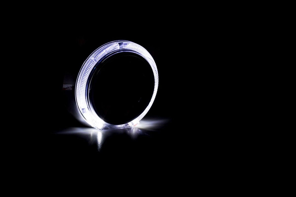 Бленда (маска) Optima GD102 3.0" для линзы с АГ CREE круглая (с чёрным кантом)