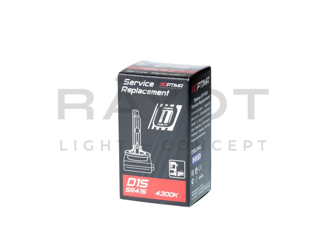 Ксеноновая лампа Service Replacement D1S, 4300К