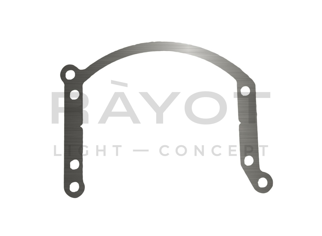 05. Комплект переходных рамок для установки Optima Bi-LED вместо моно-ксен. модулей Bosch AL 2.5"