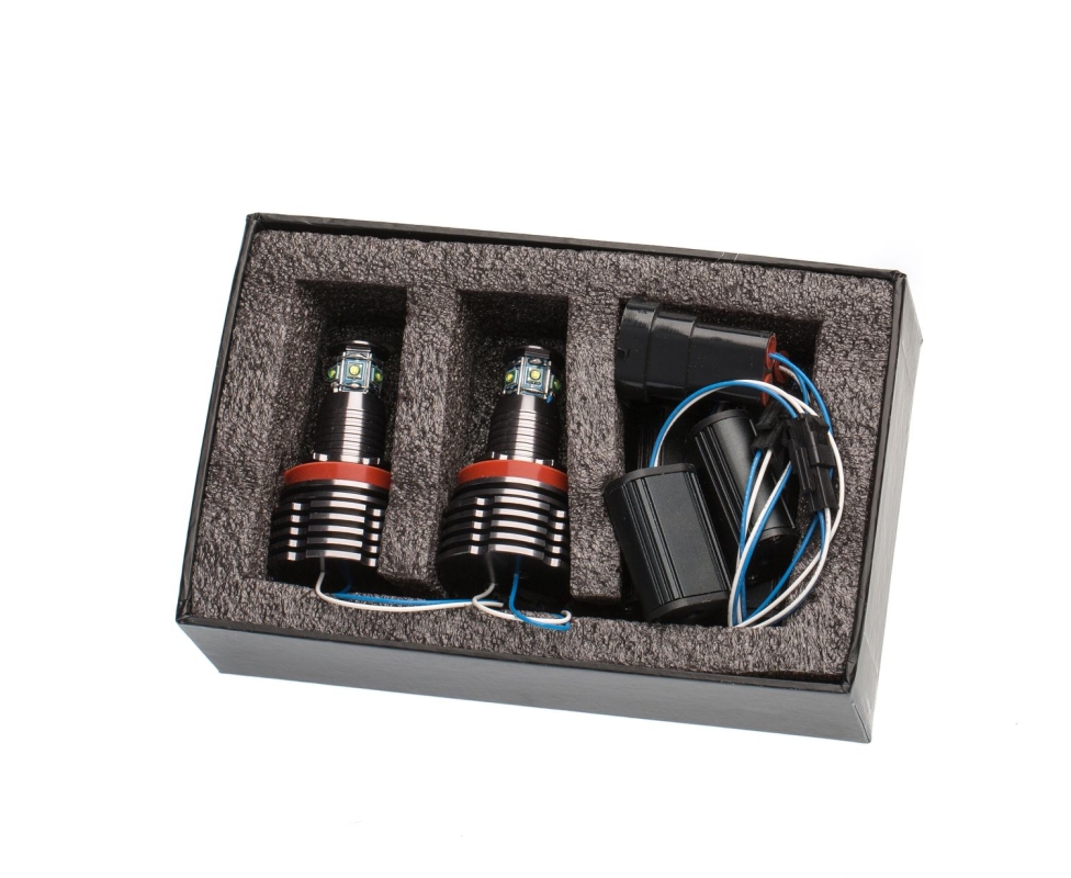 Светодиодный маркер BMW Angel Eyes Optima Premium H8, 60W, 2000Lm, 5100K, 12V (CREE XT‑E*6LED, компл. 2 шт)
