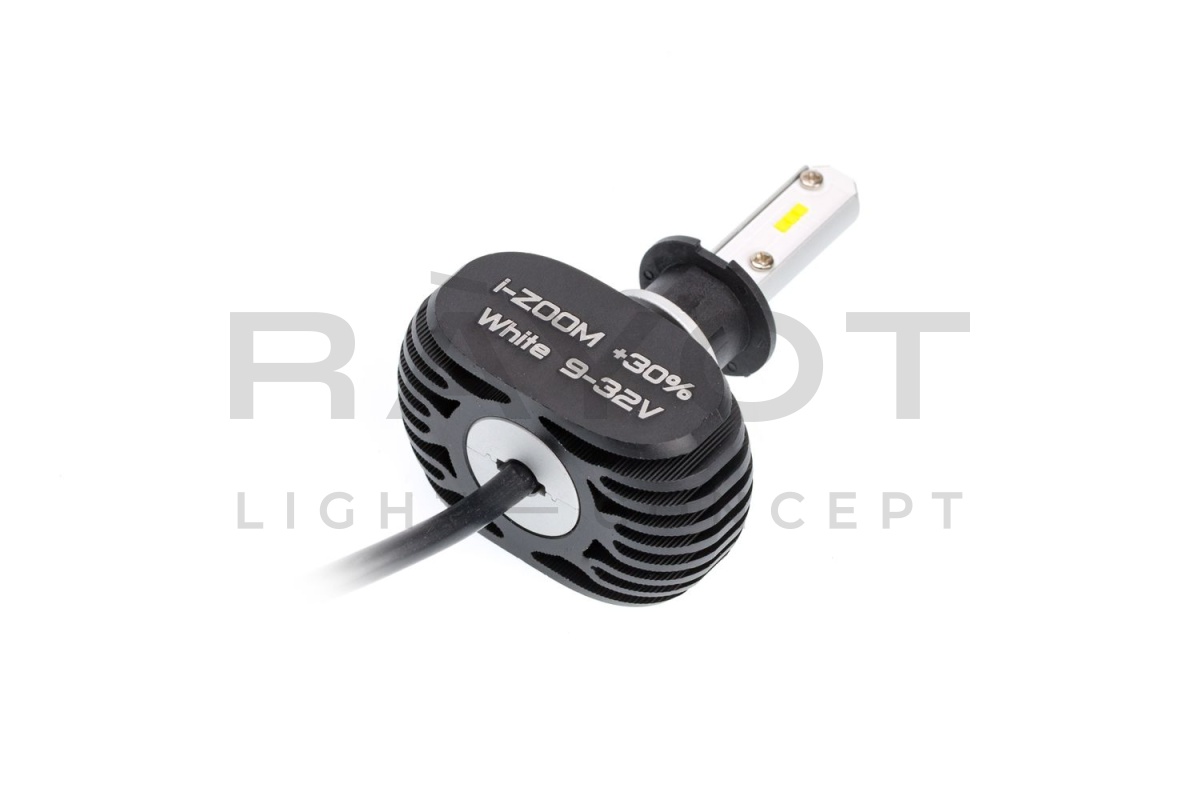 H3 Optima LED i-ZOOM +30%, Seoul-CSP, White, 9-32V, 2 лампы