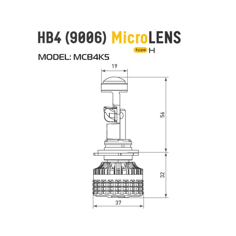 Светодиодные Лампы / линзы H11 / H8 / H16 MTF Light MicroLENS 12/24 В, 55 Вт, 6000 К, 4000 лм, комплект Светодиодные Лампы / линзы H11 / H8 / H16 MTF Light MicroLENS 12/24 В, 55 Вт, 6000 К, 4000 лм, комплект