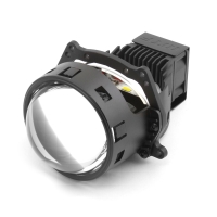 Светодиодные модули ближнего и дальнего света  MTF Light серия DIGITAL LIGHT, 12В, 58\65Вт, 3000-7000К, 3", управление смартфоном, к-кт.