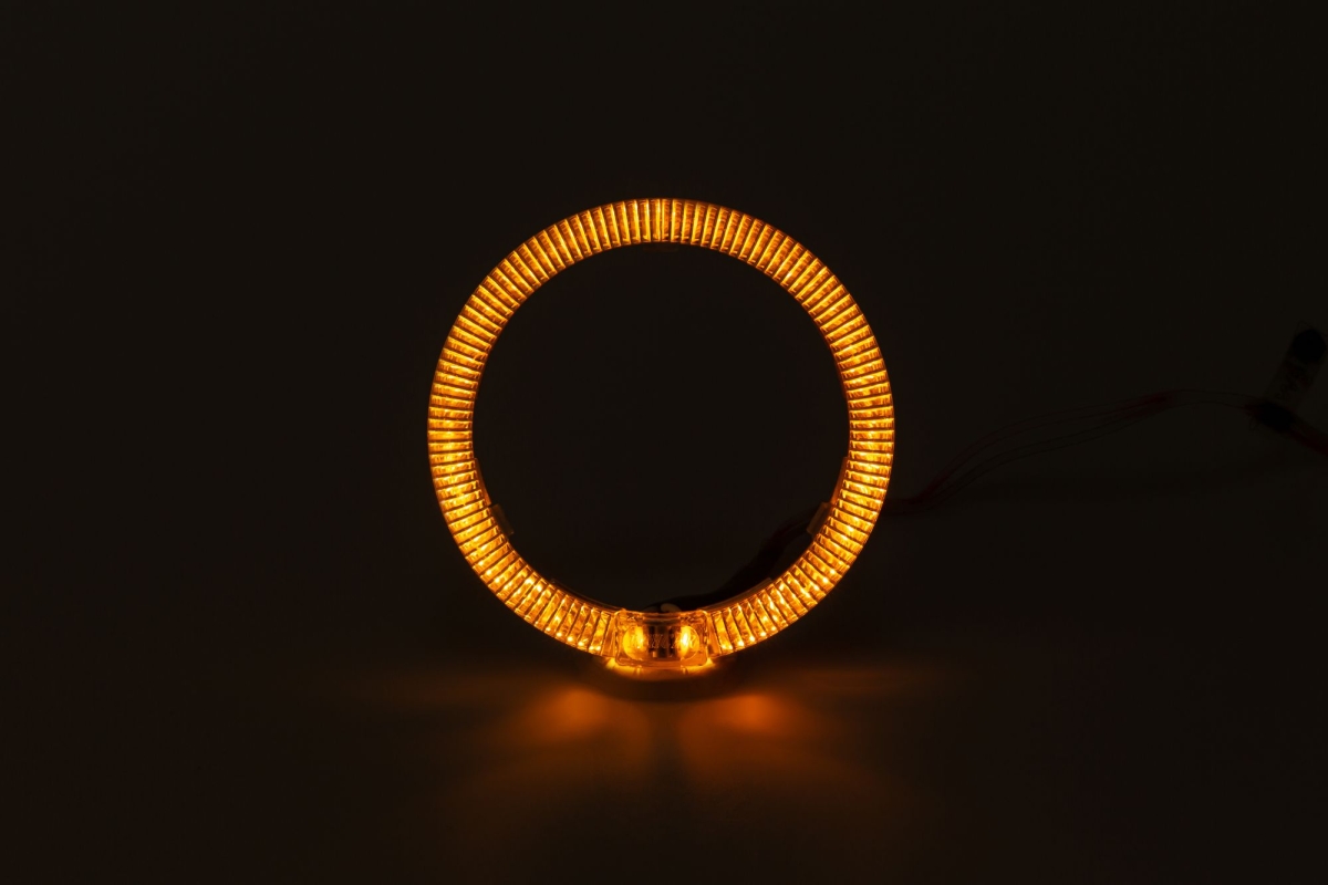 Ангельские глазки CREE 80мм с поворотником