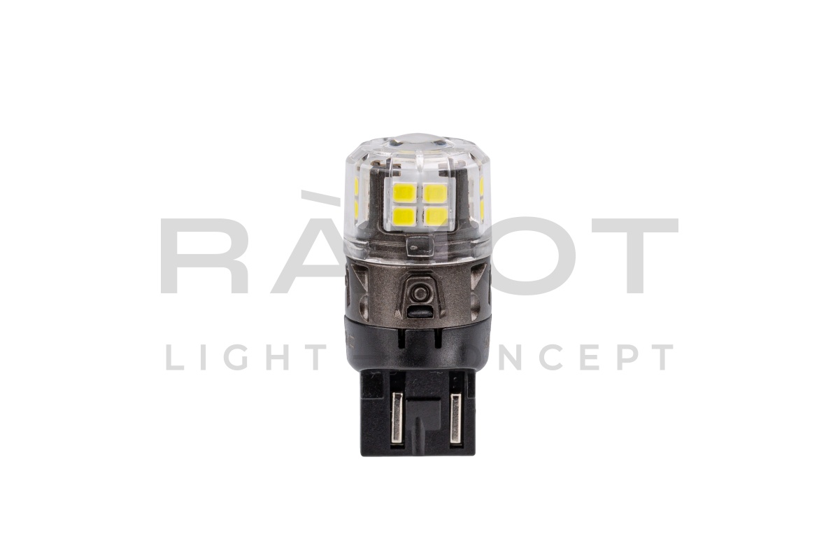 Светодиодные лампы Optima LED ОНИКС 7443, WHITE, 5500K, 650Lm, 12V, (W21/5W), комплект 2 шт.