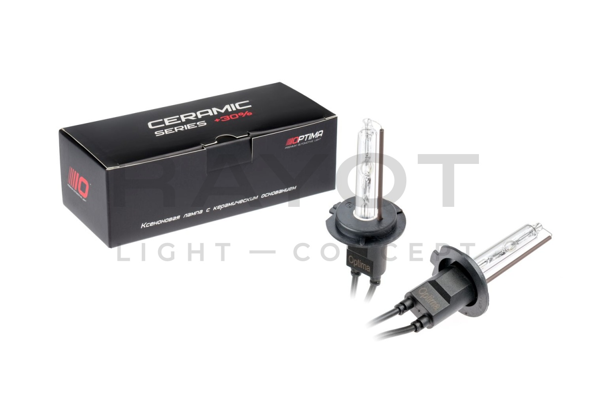Ксеноновая лампа OPTIMA PREMIUM Ceramic +30 H7 6000K (1шт.)