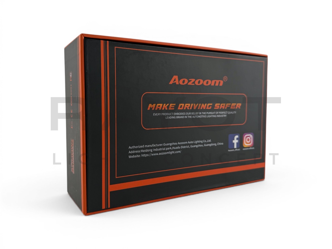 Светодиодные модули AOZOOM AZ-04, 12V, 55/60W, 6000K (комплект 2шт)