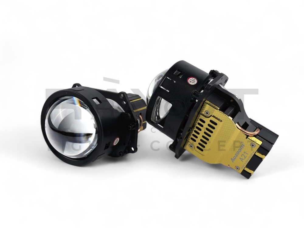 Светодиодные би-модули AOZOOM A21, 3.0", 12V, 5500K, 65/73w (комплект)