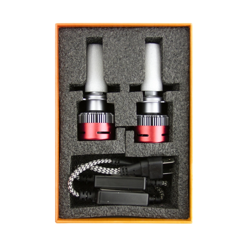 Светодиодные лампы MTF Light, серия CYBER LIGHT, H7, 24V, 45W, 3750lm, 6000K, кулер, комплект.