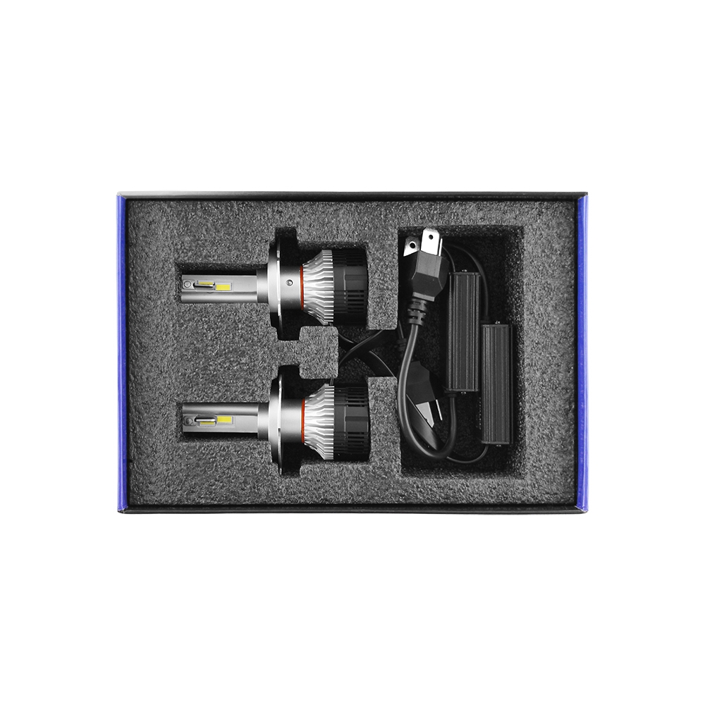 Светодиодные лампы MTF Light MaxBeam, H4, 6000K, 5000 лм, 55 Вт, комплект 2 шт.