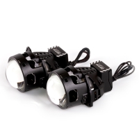 Светодиодные модули ближнего/дальнего света  MTF Light MAXBEAM 2.0 линзованные, бескорпусные, 12В, 65\72Вт, 5500К, 3 дюйма, комплект.