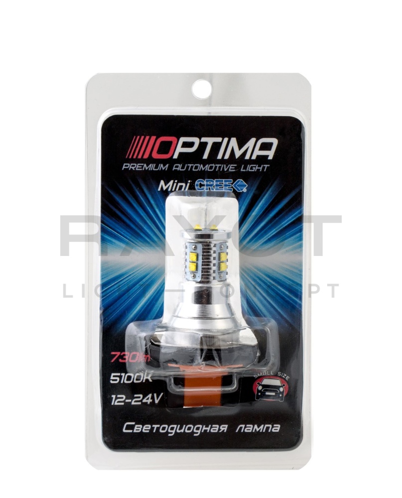 Светодиодная лампа Optima MINICREE H15, 5500K (Белый) 1 шт