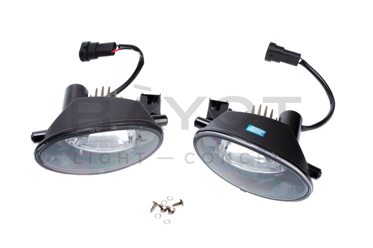 Светодиодная противотуманная фара OPTIMA LED FOG LIGHT 806 Honda 90мм, 7W, 5500K, 9-18V, комп
