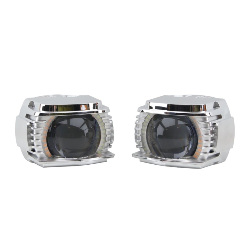 Светодиодные модули Aozoom ALPS-01, дальнего света, маски с ДХО и функцией поворотника, 12V, 30W, 5500K, ~2500 лм &mdash; комплект 2 шт.