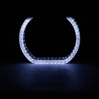 Ангельские глазки на линзу 3,0" белые, форма U