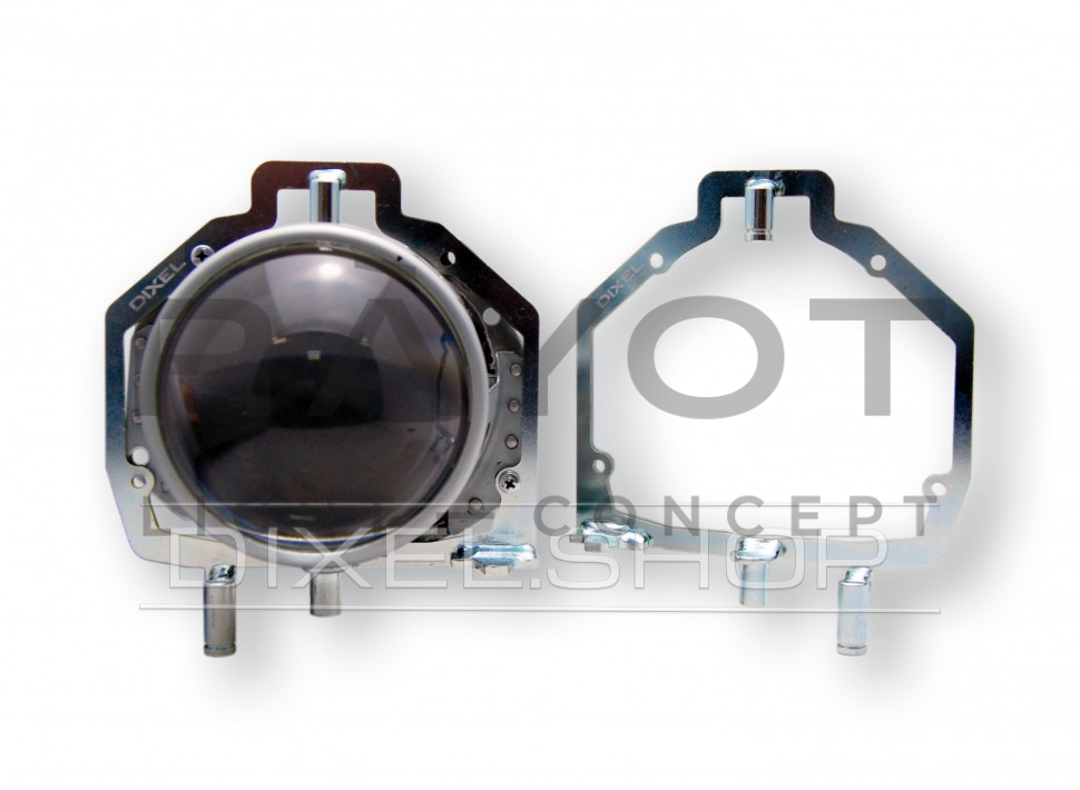 Переходные рамки DIXEL для Audi A4 III (B7) (2004 - 2009 г.в.) AFS на 3/3R/5R (2 шт.)