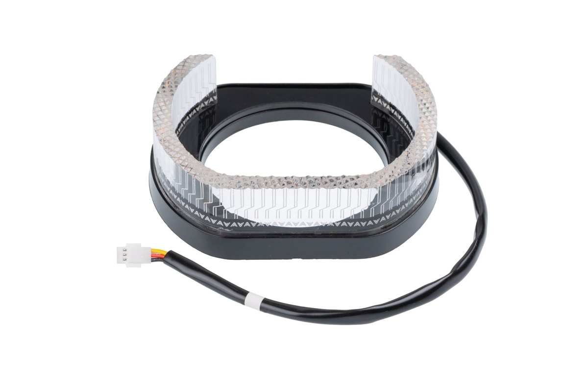 Ангельские глазки на линзу 3,0" белый+жёлтый, форма U