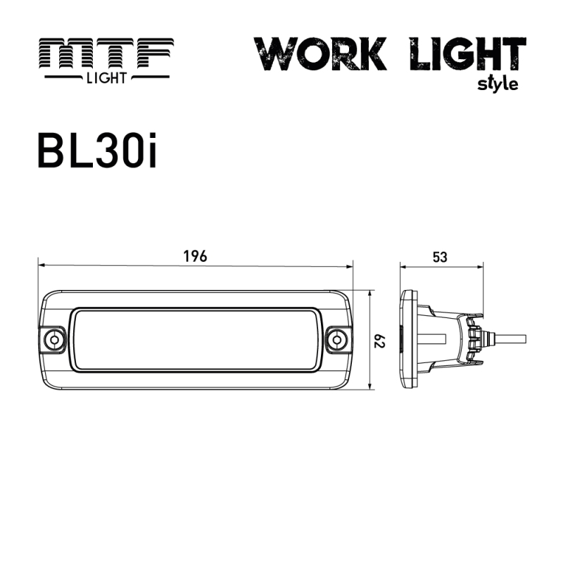 Прожектор светодиодный MTF LIGHT серия STYLE 12-36V, 20W, 1950lm, ECE R10, линейный, встраиваемый, шт. Прожектор светодиодный MTF LIGHT серия STYLE 12-36V, 20W, 1950lm, ECE R10, линейный, встраиваемый, шт.
