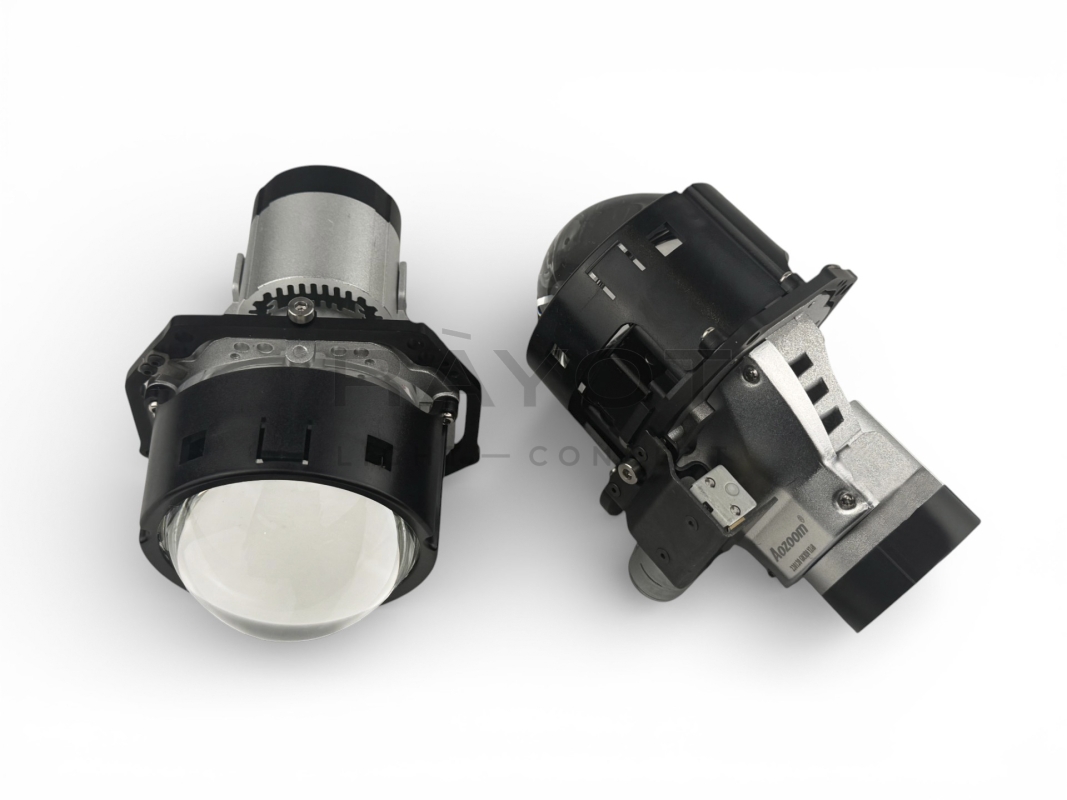 Линза Aozoom AFS CLPD-04, 3.0", 12V, 50W/58W, 5500K, AFS + подсветка поворотов &mdash; интеллектуальный свет, комплект 2 шт.