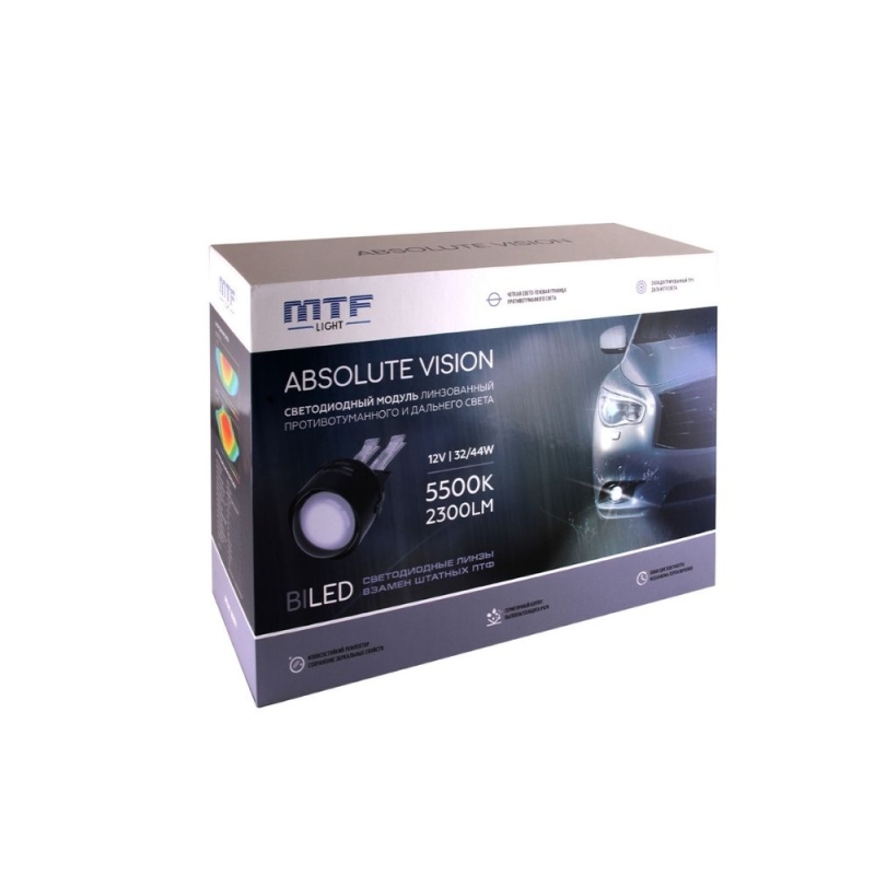 Светодиодные ПТФ линзы MTF Light серия ABSOLUTE VISION, 12В, птф/дальний 32/44Вт, 5500К, НИССАН\ИНФИНИТИ, 2шт. Светодиодные ПТФ линзы MTF Light серия ABSOLUTE VISION, 12В, птф/дальний 32/44Вт, 5500К, НИССАН\ИНФИНИТИ, 2шт.