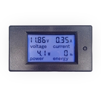 Вольт-амперметр встраиваемый — цифровой дисплей, шт.
