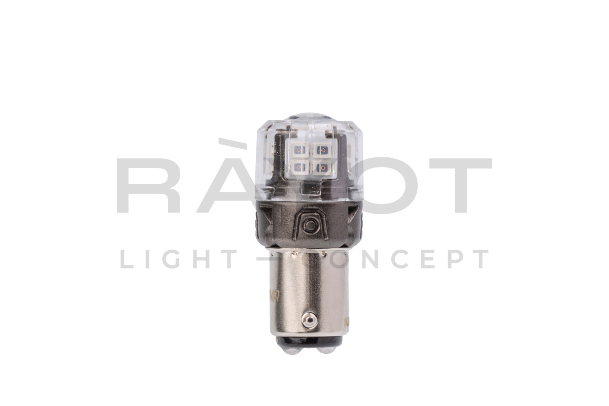 Светодиодные лампы Optima LED ОНИКС P21/5W, RED, 1800K, 200Lm, 12V, (BAY15D), комплект 2 шт.